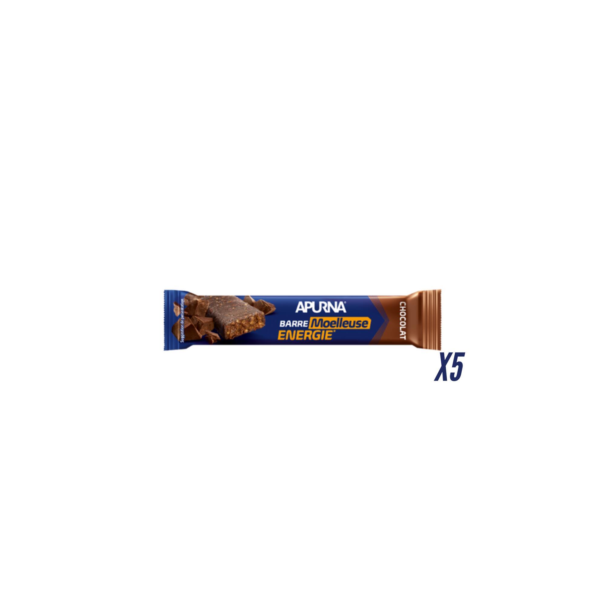 Apurna - Barres Énergétiques | Barre Energie Moelleuse (40g) | Chocolat - Barre Énergétique - Decathlon