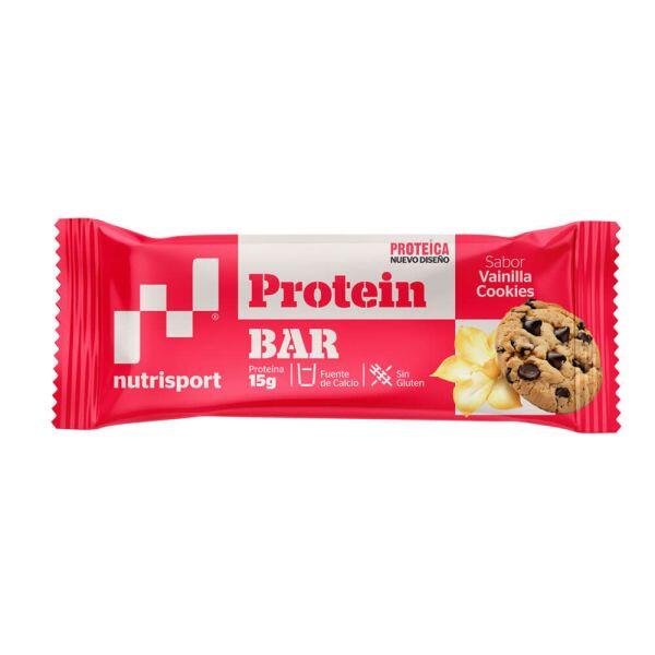 NUTRISPORT Protein bar - 44g Cookies Baunilha da Nutrisport