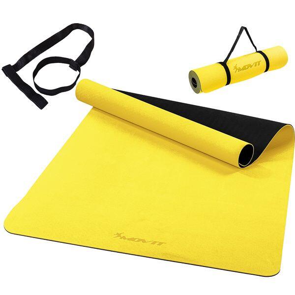 MOVIT MOVIT Jóga podložka TPE 190 x 100 cm, 6 mm, žlutá