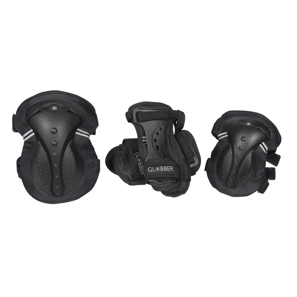 Globber Protection Set M Black — Knee Pads, Elbow Pads, Wrist Guards