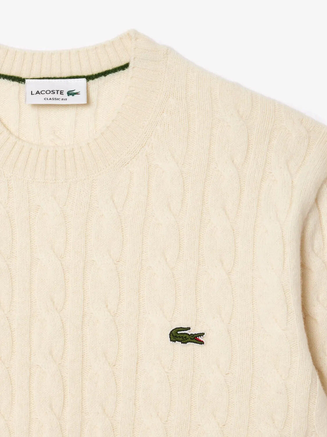 Pull torsadé Lacoste en laine - Homme 6/6