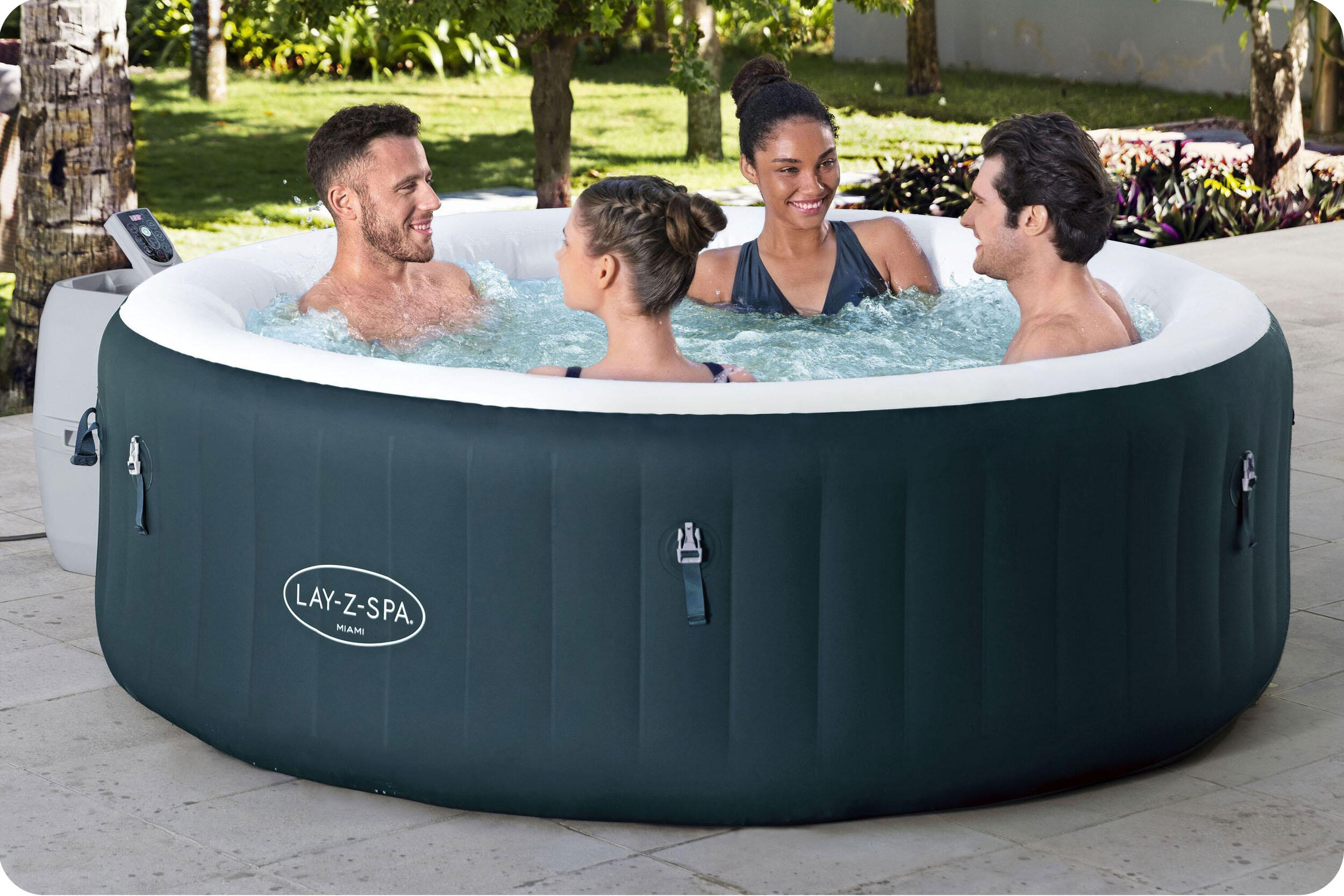 Dmuchane SPA ogrodowe AirJet Miami 6-osobowe hydromasaż Bestway 2/7