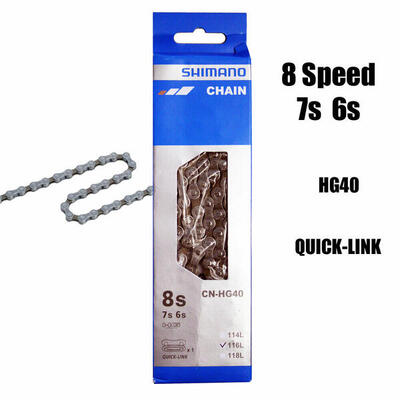 Catena della bicicletta Shimano Tourney CN-HG40 8/7/6V