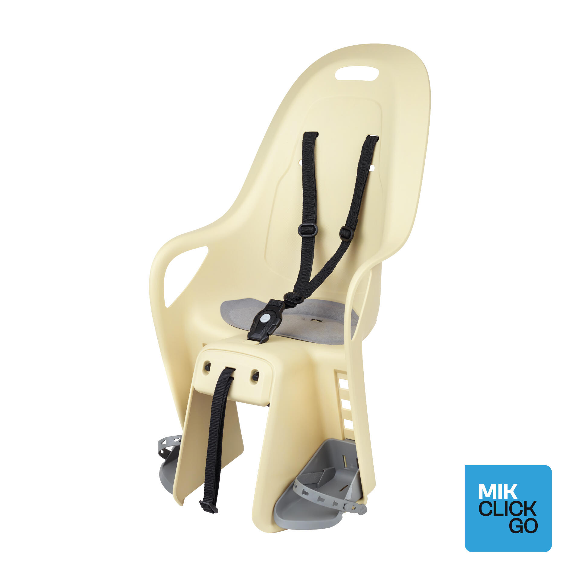 Silla Bicicleta fijácion Trasera Portaequipajes MIK HD KOARI Amarillo/Gris 2/8
