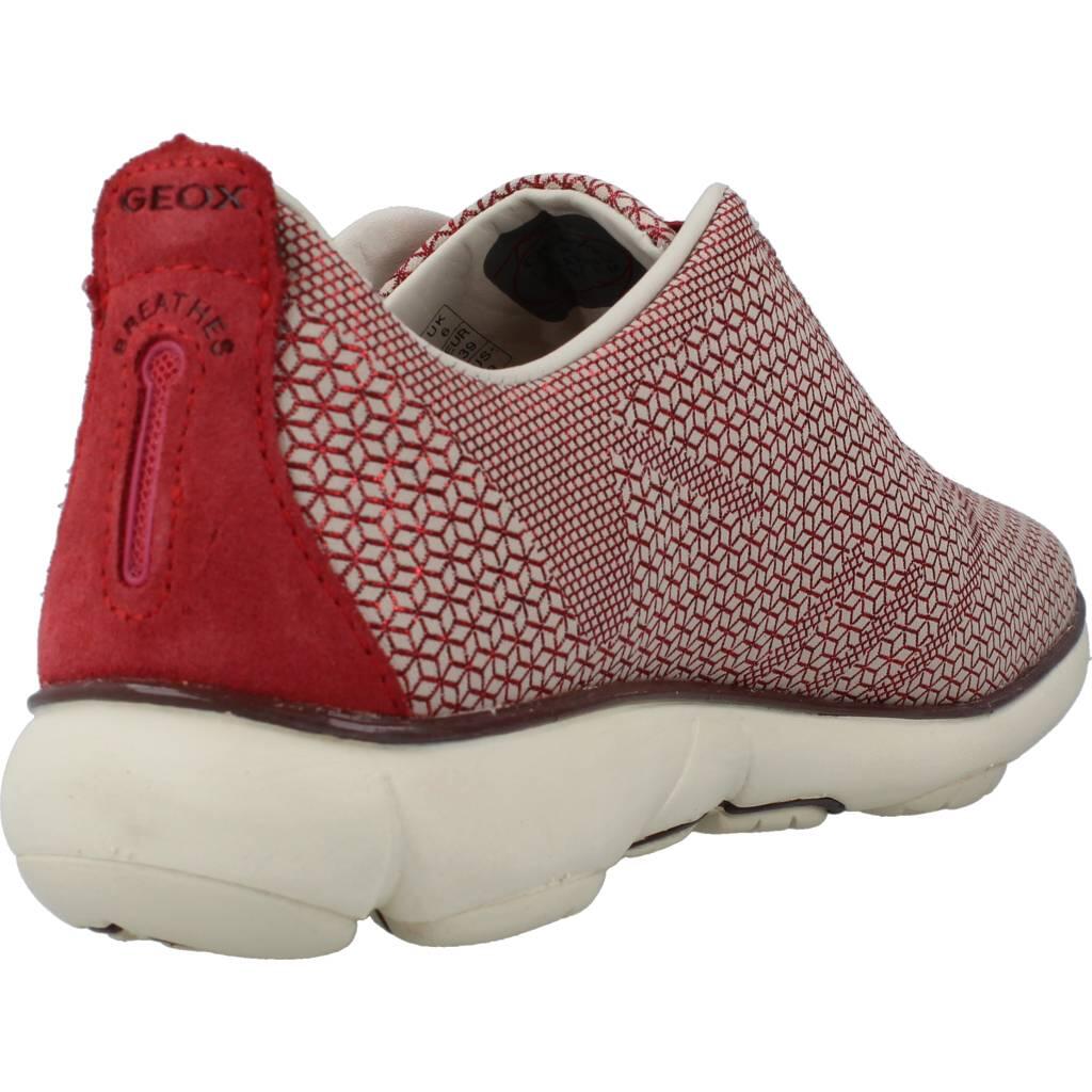 Baskets Geox Modèle D Nebula Couleur Rouge 3/5