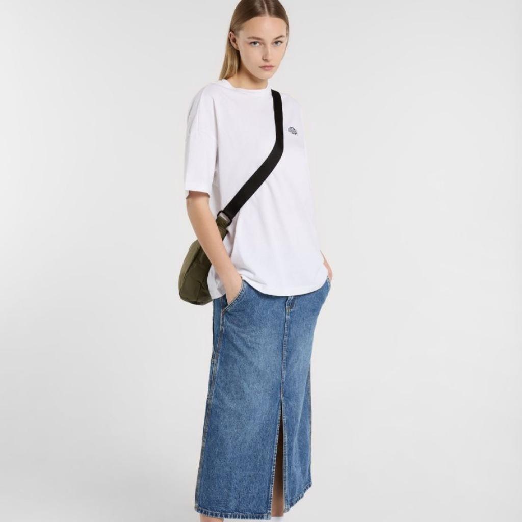 Dickies Model Denim Carpenter Skirt Barva Modrý 4/5