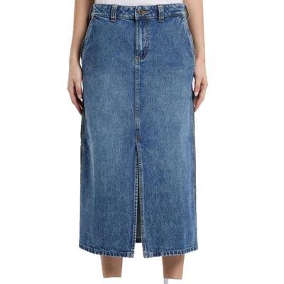 Dickies Modell Denim Carpenter Skirt Farbe Blau