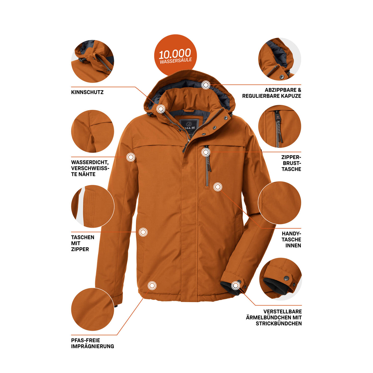 Herren Jacke GW 39 MN JCKT 5/6