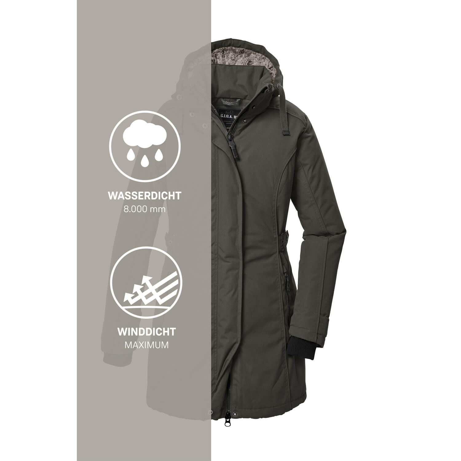 Parka à capuche femme Killtec GW 70 6/6