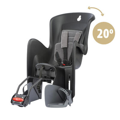 Kinderzitje achter bilby maxi rs framebevestiging - zwart