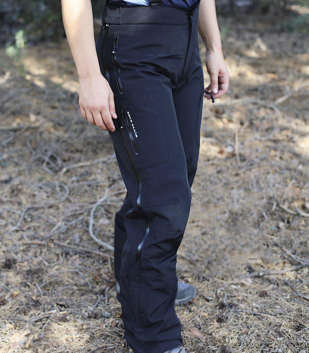 Cubrepantalón de Montaña Impermeable y Resistente M13 Unisex Negro 4/6