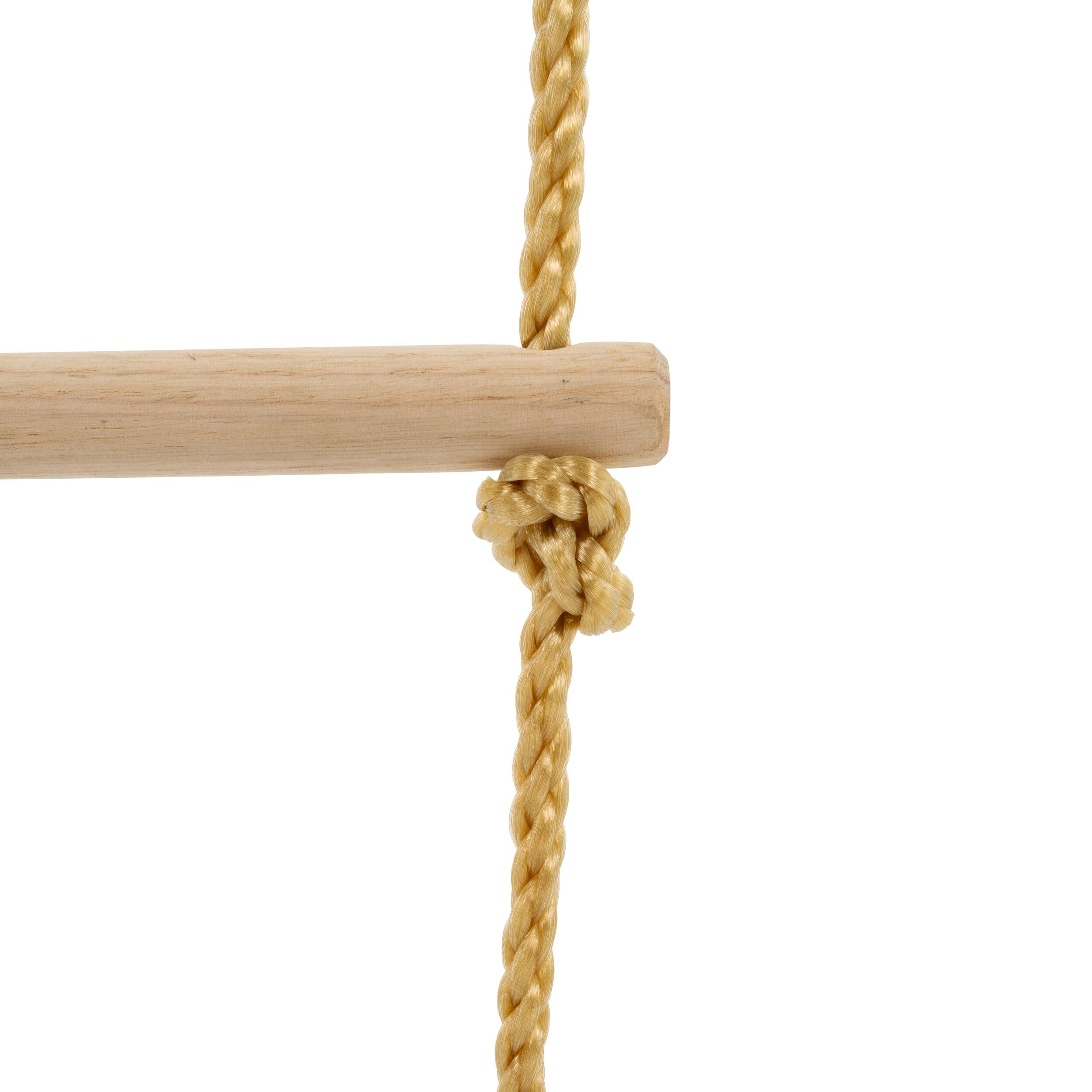 Échelle corde 5 barreaux pour portique  bois H190-250cm 5/5