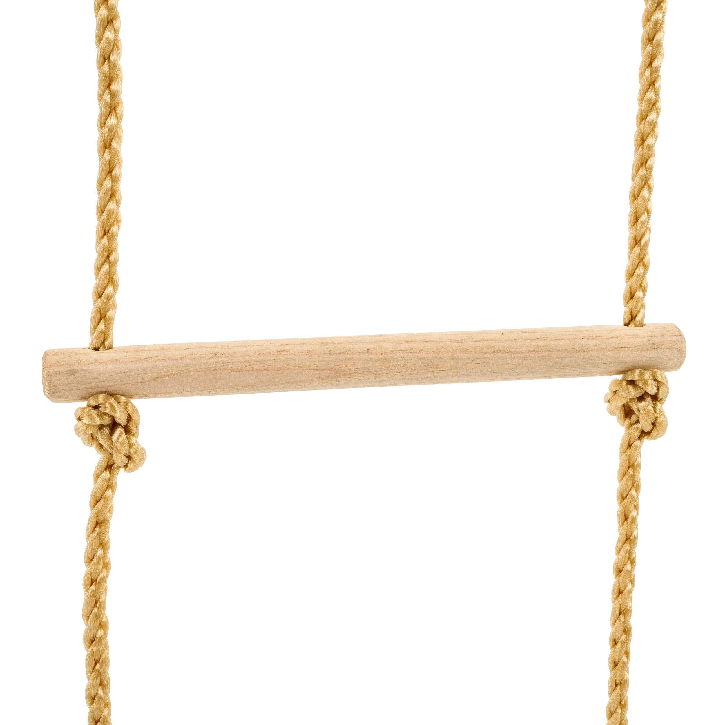 Échelle corde 5 barreaux pour portique  bois H190-250cm 4/5