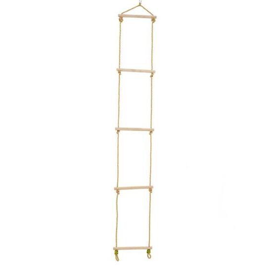 Échelle corde 5 barreaux pour portique bois H190-250cm