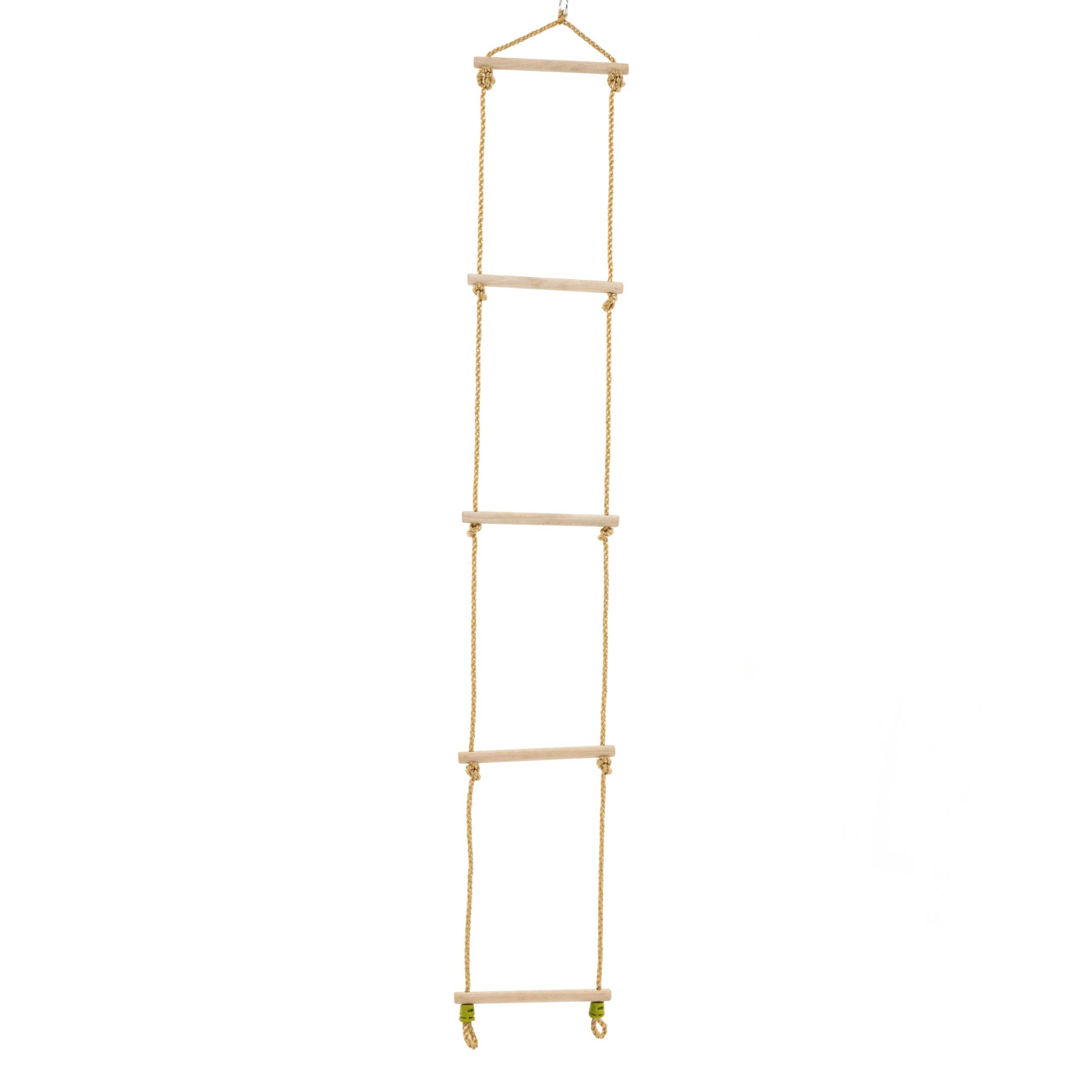 Tp Toys - Échelle Corde 5 Barreaux Pour Portique  Bois H190-250cm - Aire De Jeu - No Size - Decathlon