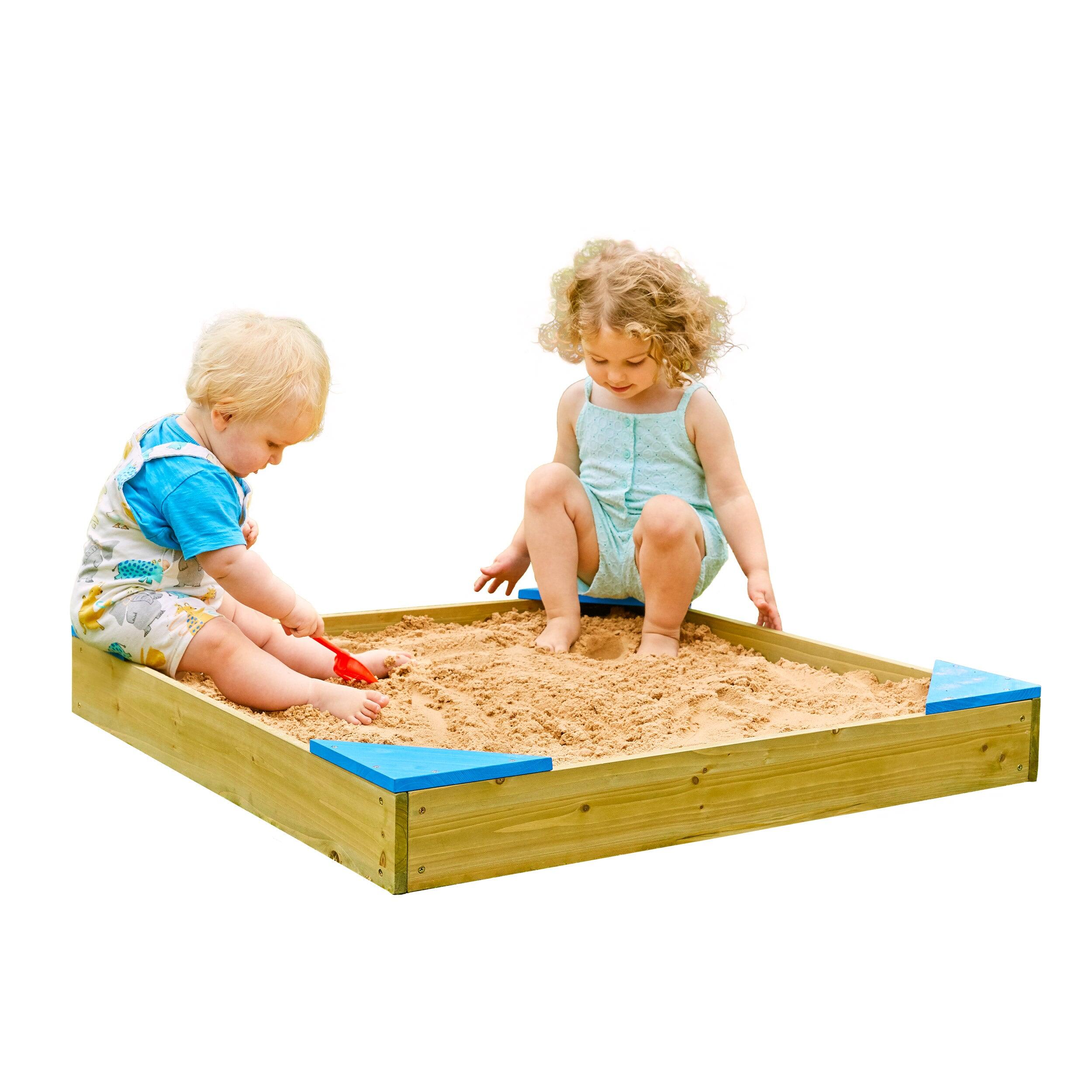 Bac à sable avec couverture de protection  bois FSC® 3/5