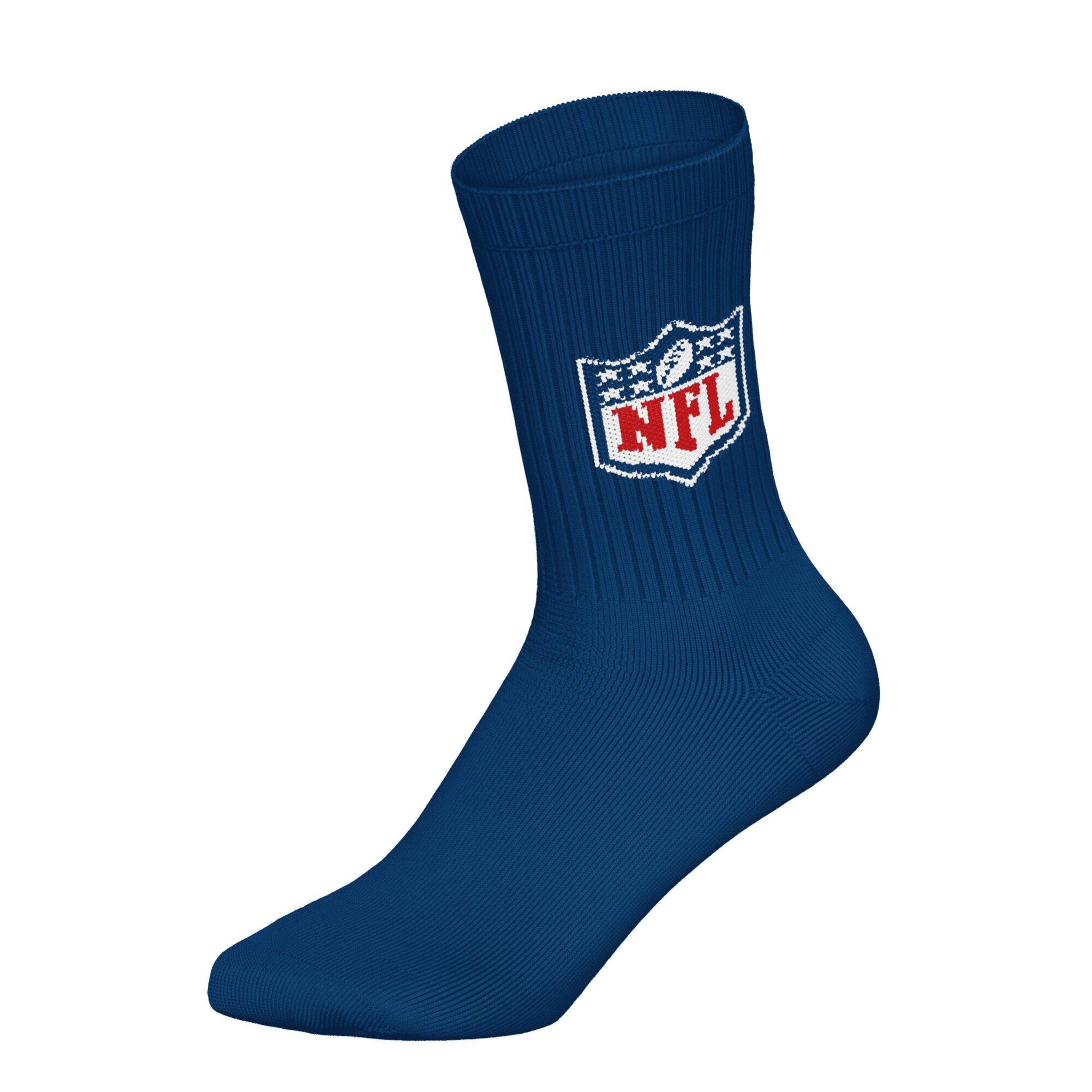 Calcetines Unisex Paquete de 3 Elástico-NFL SHIELD 3Pack Crew Socks 2/4