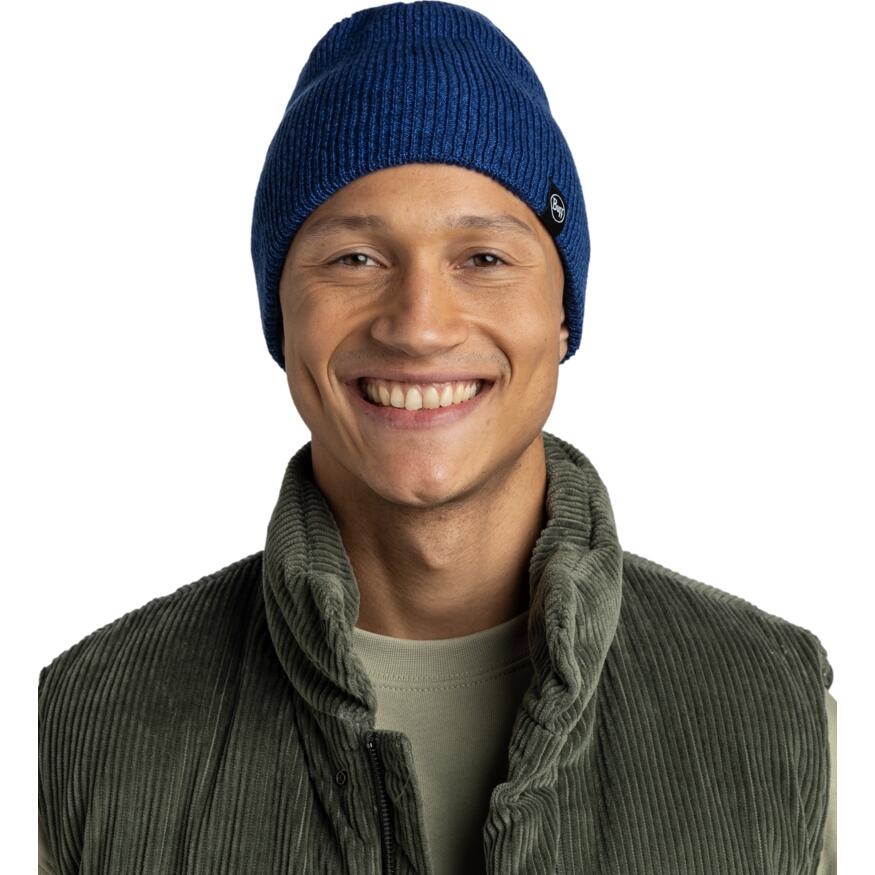 Gorro Knitted & Full Fleece Unisex Buff Azul oscuro ÚNICA 3/7
