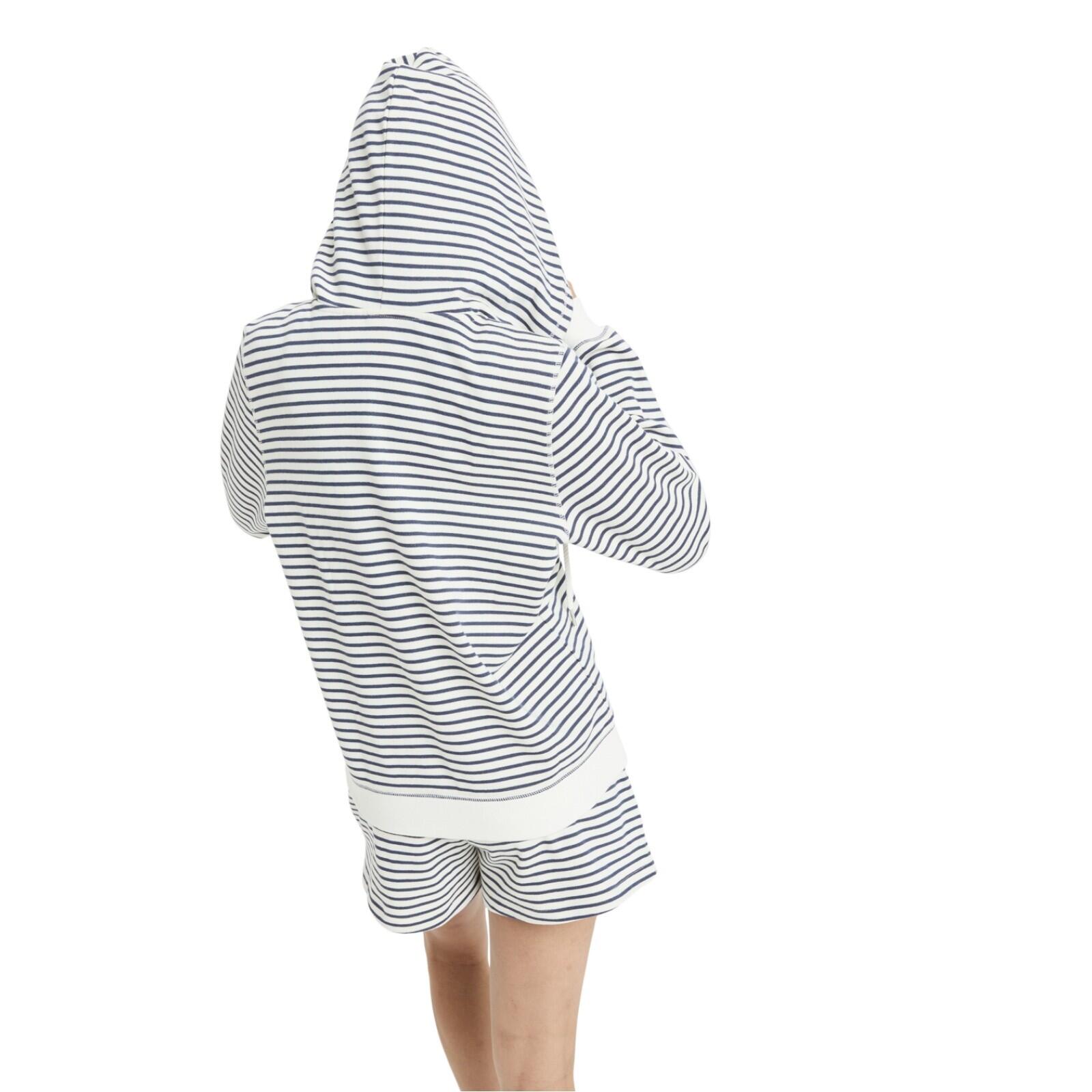 Gestreifter Zip-Hoodie PERFECT STRIPE Blau Frauen 5/5