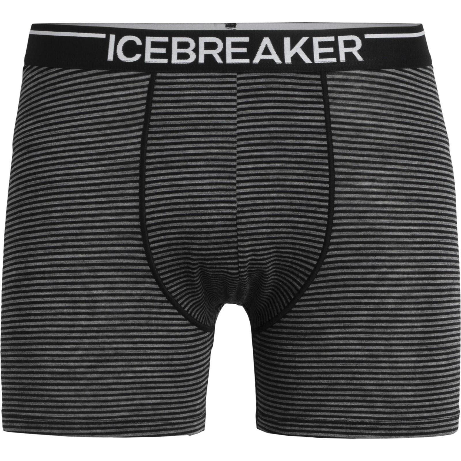 Icebreaker Merino Anatomica Boxer Shorts - Gritstone Heather 4/4