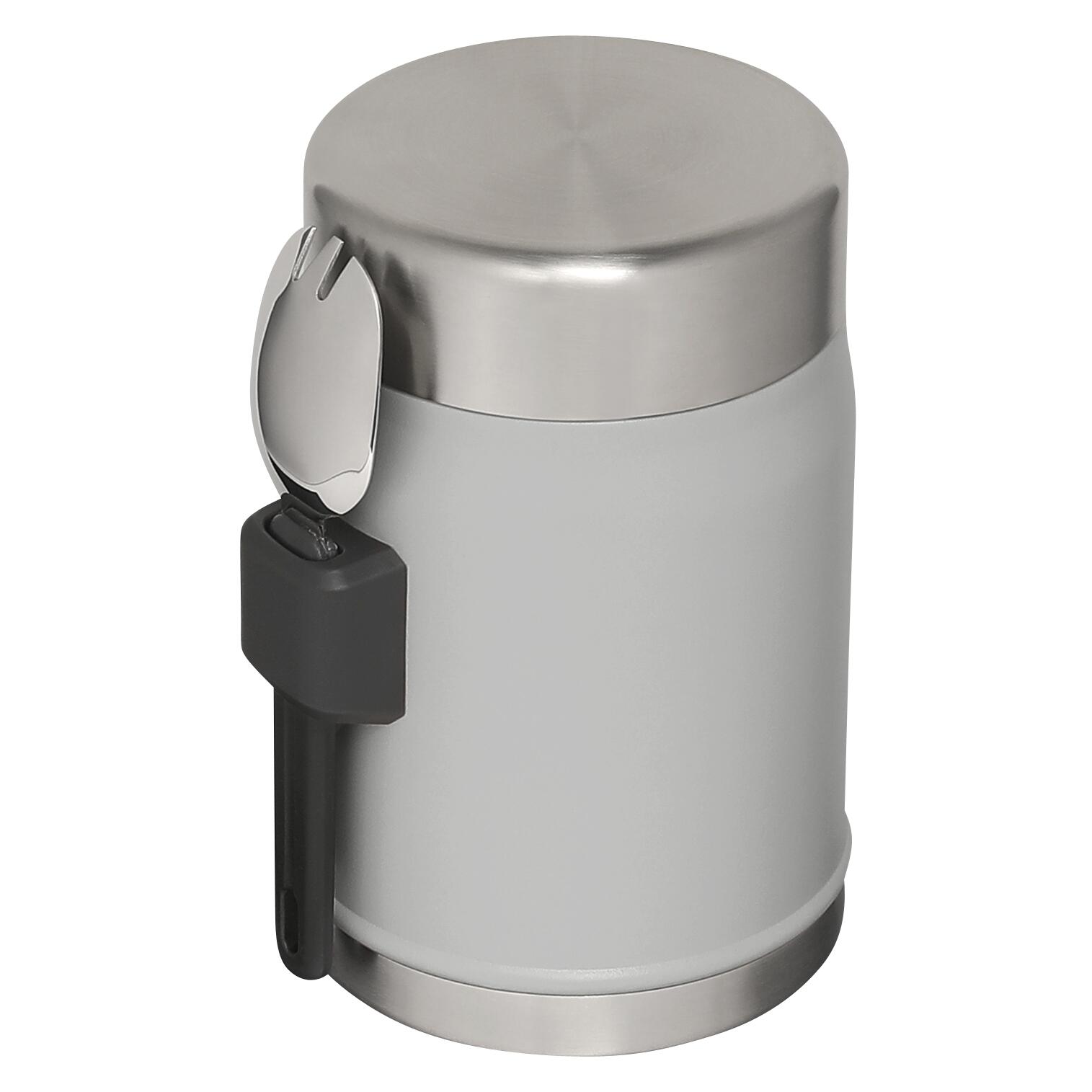 Boîte Alimentaire Isotherme Inox 0,4L - Trek Vélo Camping + Cuillère-Fourchette 4/8