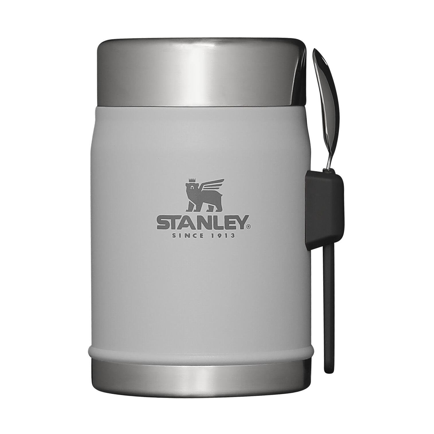 Stanley - Boîte Alimentaire Isotherme Inox 0,4l - Trek Vélo Camping + Cuillère-fourchette - Faitout - Beige - Decathlon