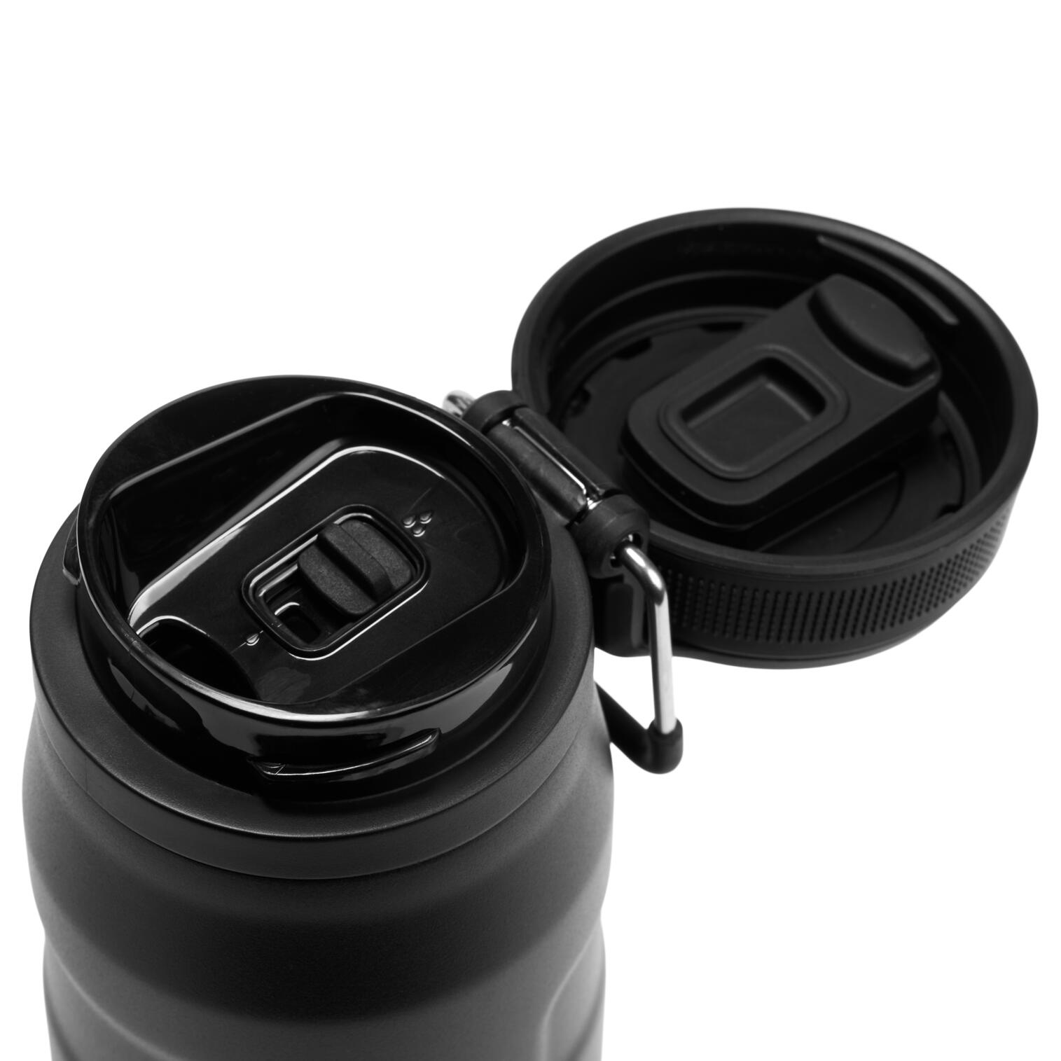Waterfles IceFlow™ 0,7L Met Inklapbaar Rietje RVS thermosfles Wandelen Fietsen 2/4