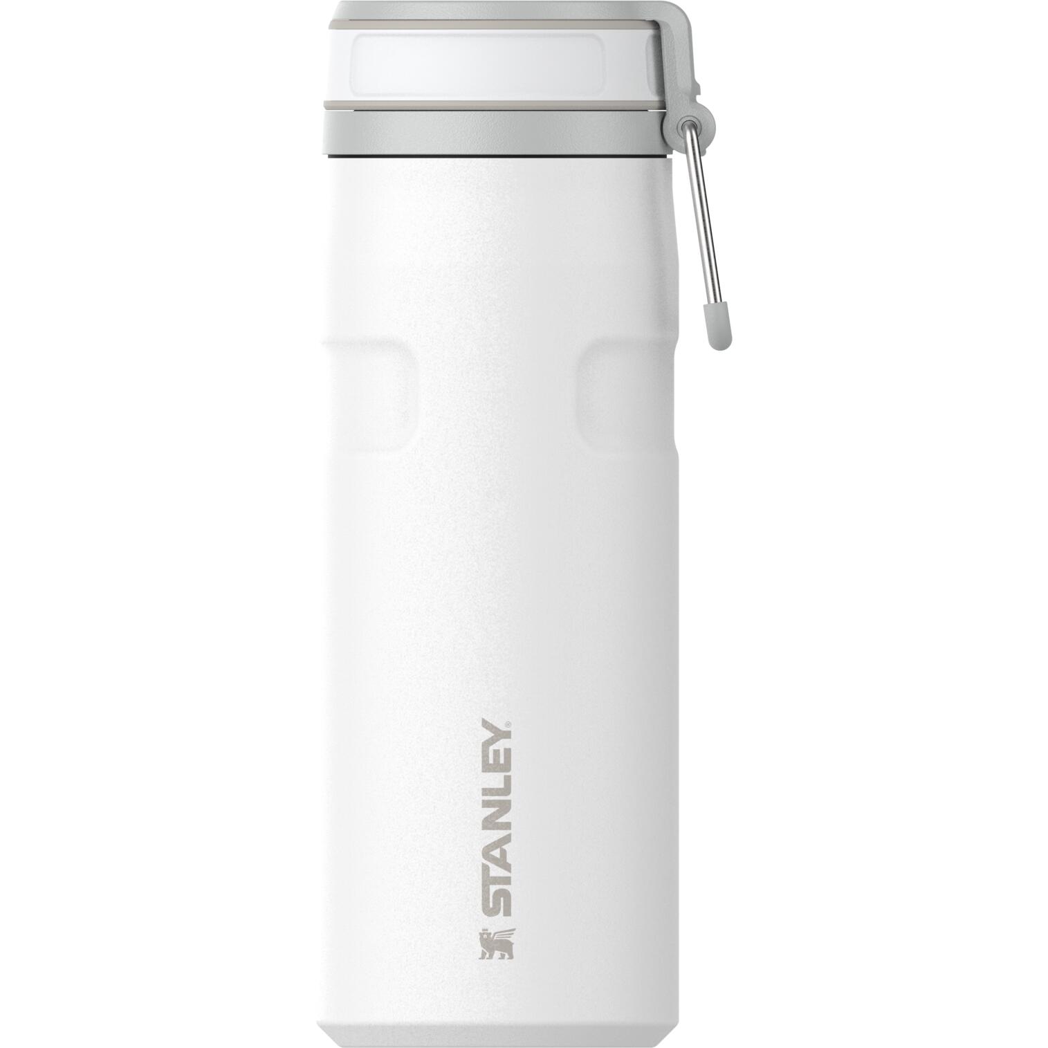 Stanley - Bouteille D'Eau Iceflow™ 0,47l Isotherme - Gourde Avec Poignée - Thermos Fitness - Bouteille Isotherme - Blanc - Decathlon