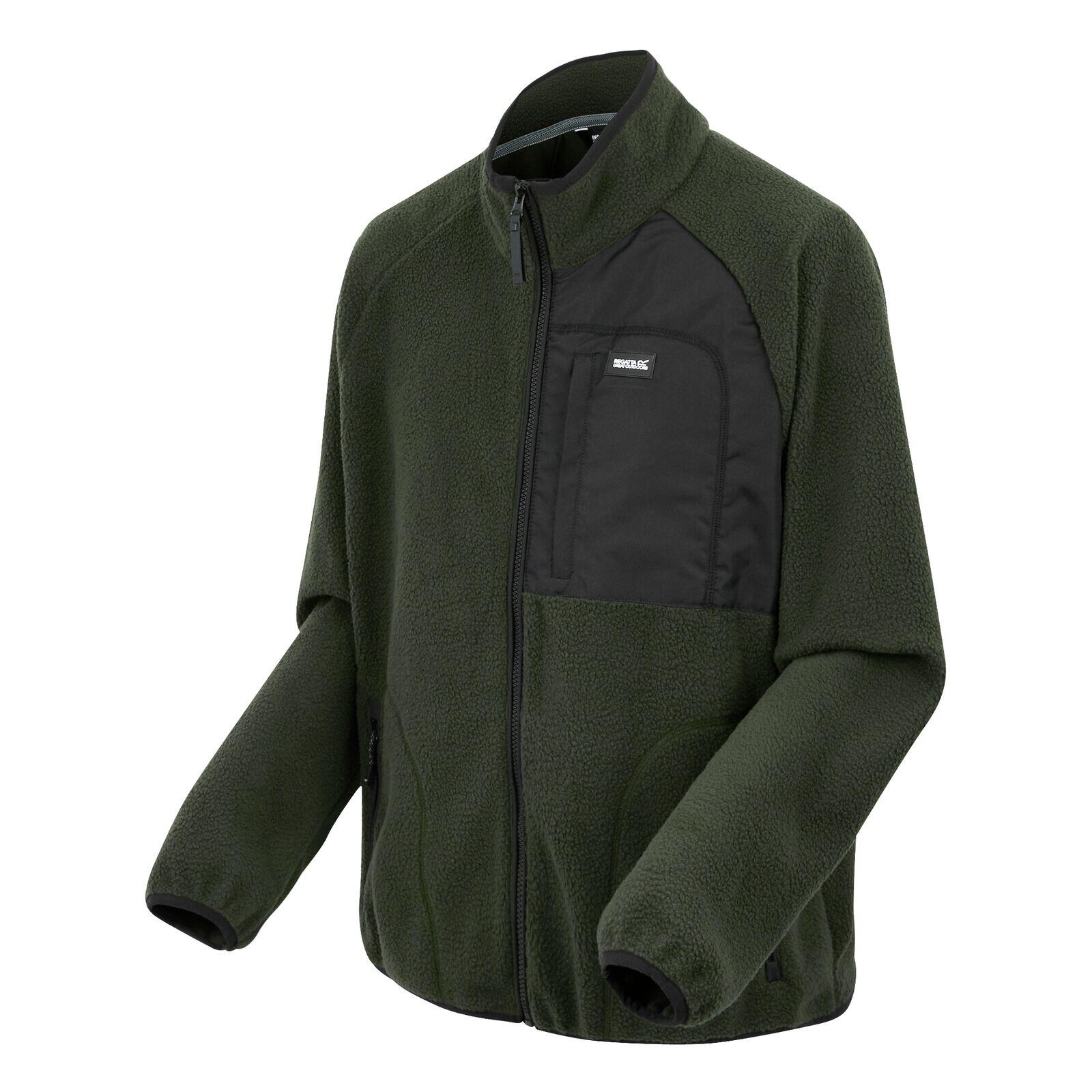 Frankie Wärmendes Borg-Fleece mit durchgehendem Reißverschluss für Herren 7/7