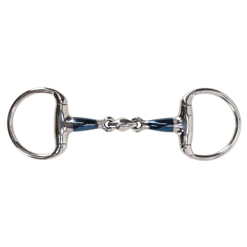 Double jointed olive bit for horse QHP