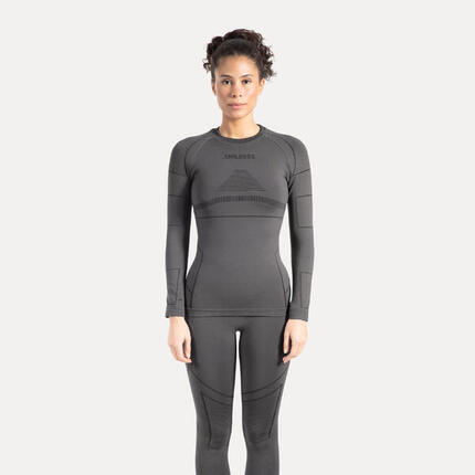 Damen Longsleeve Emerelle Anthrazit