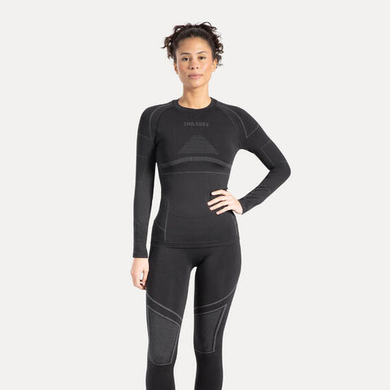 Damen Longsleeve Emerelle Anthrazit