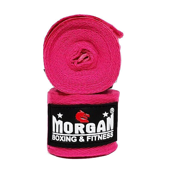 Morgan Cotton Boxing Hand Wraps Pair (180"-4m)