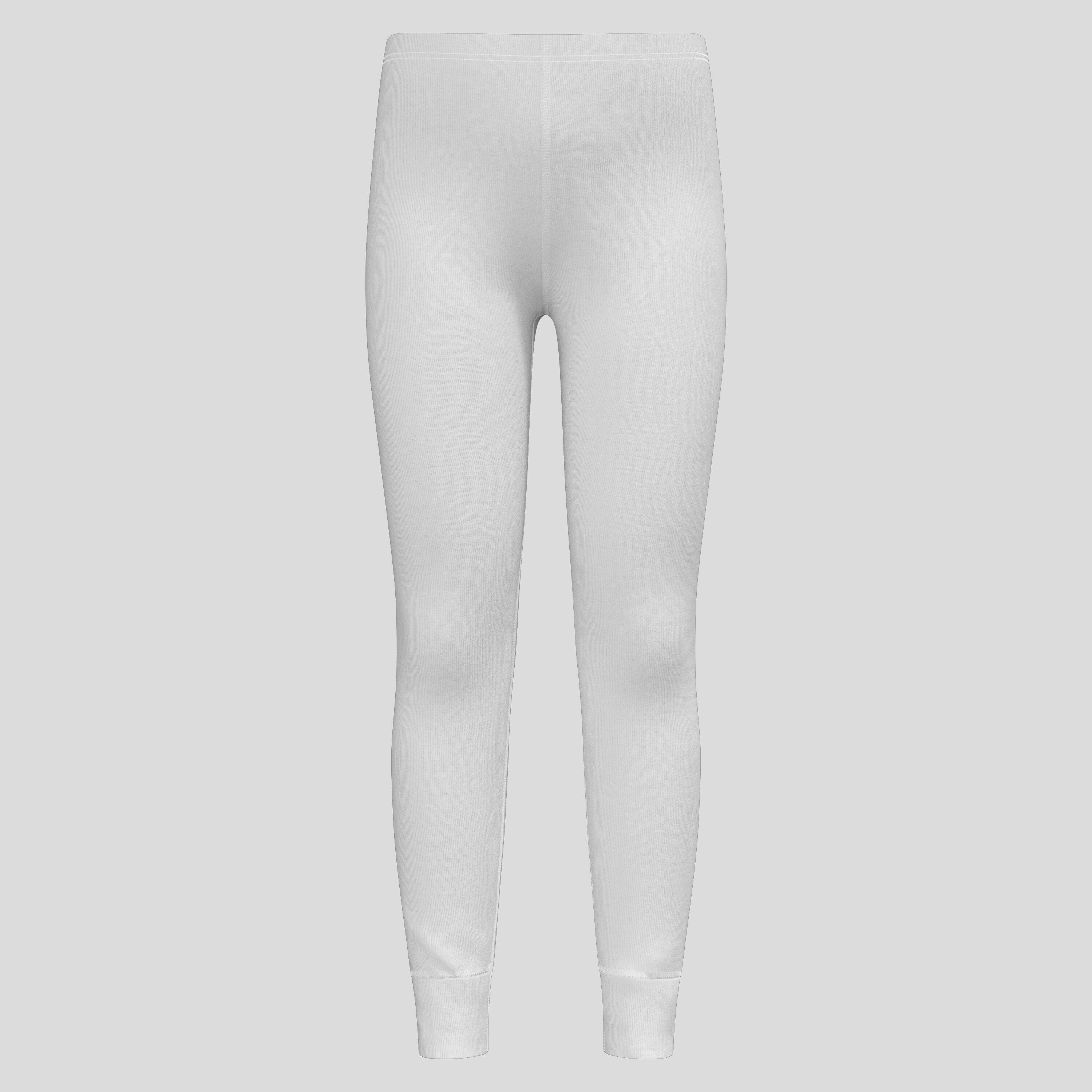 Odlo - Pantalon Active Warm Eco Kids - Sous Vêtement Bas - Blanc - Decathlon