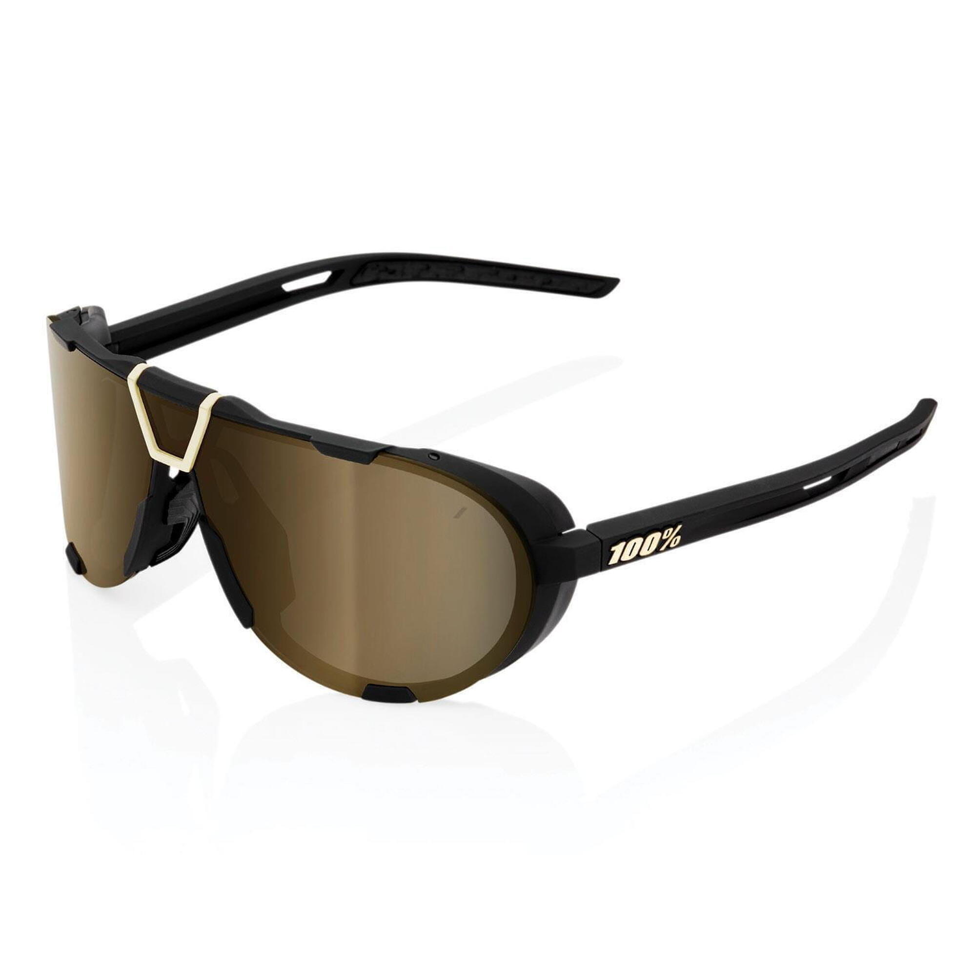 100% - Westcraft - Lentille Miroir - Soft Tact Black - Lunettes De Soleil - Noir - Taille Unique - Decathlon