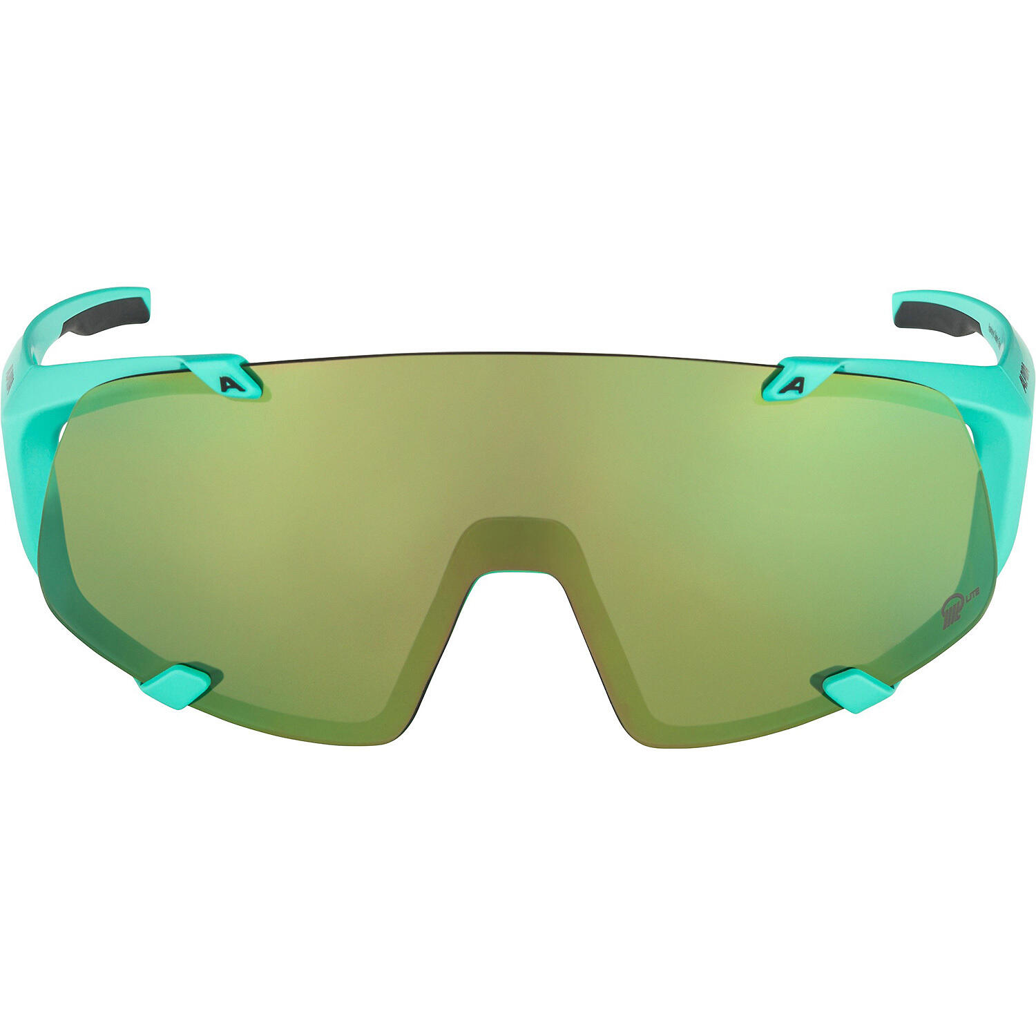 Alpina Sonnenbrille Hawkeye S Q-Lite Rah. türkis matt Glas grün versp. Kat.3... 3/4