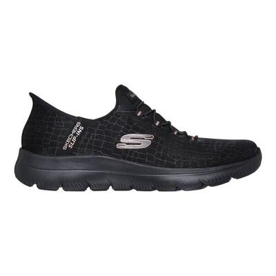 Baskets femme summits-classy night skechers noir skechers