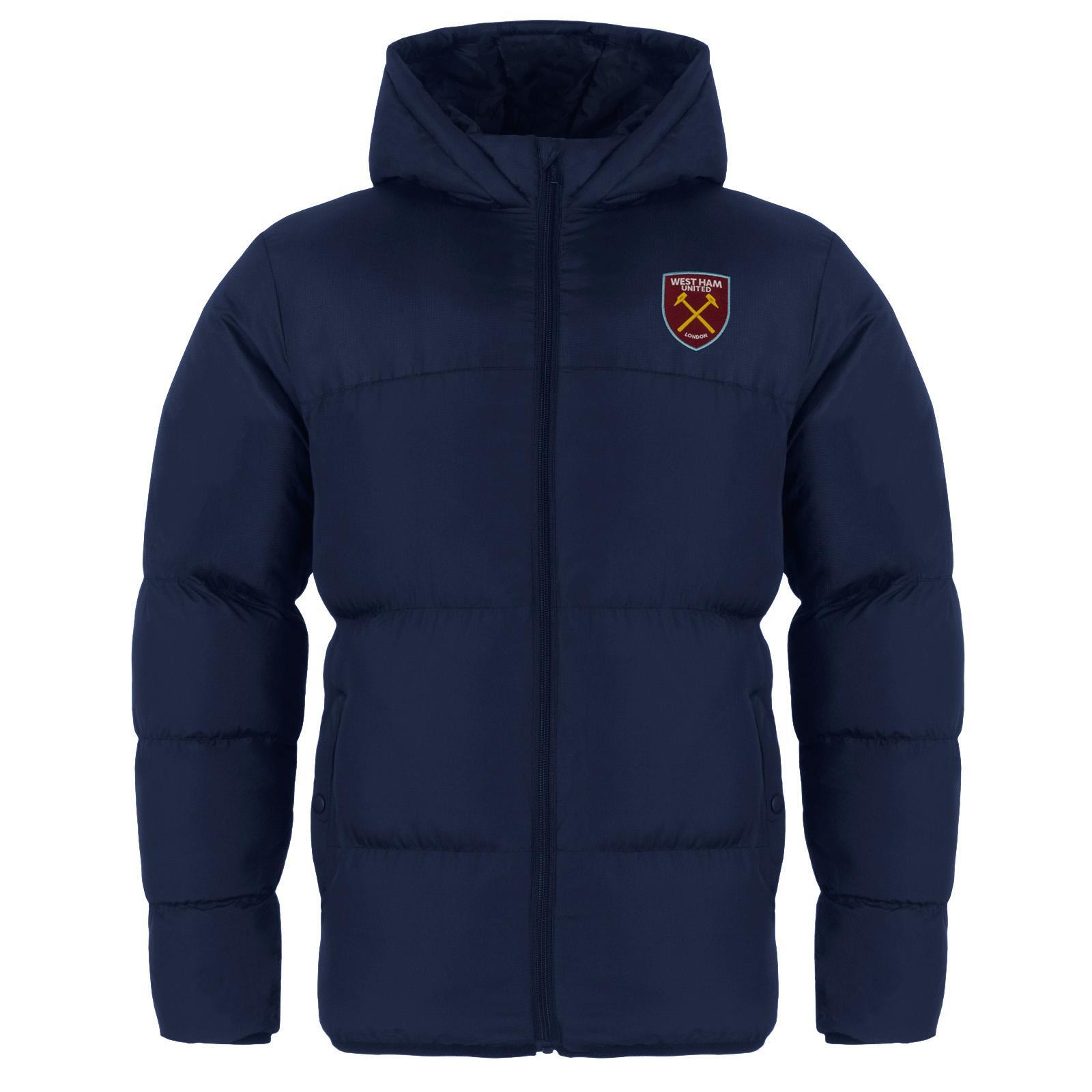West Ham United FC Boys Crest Quilted Jacket