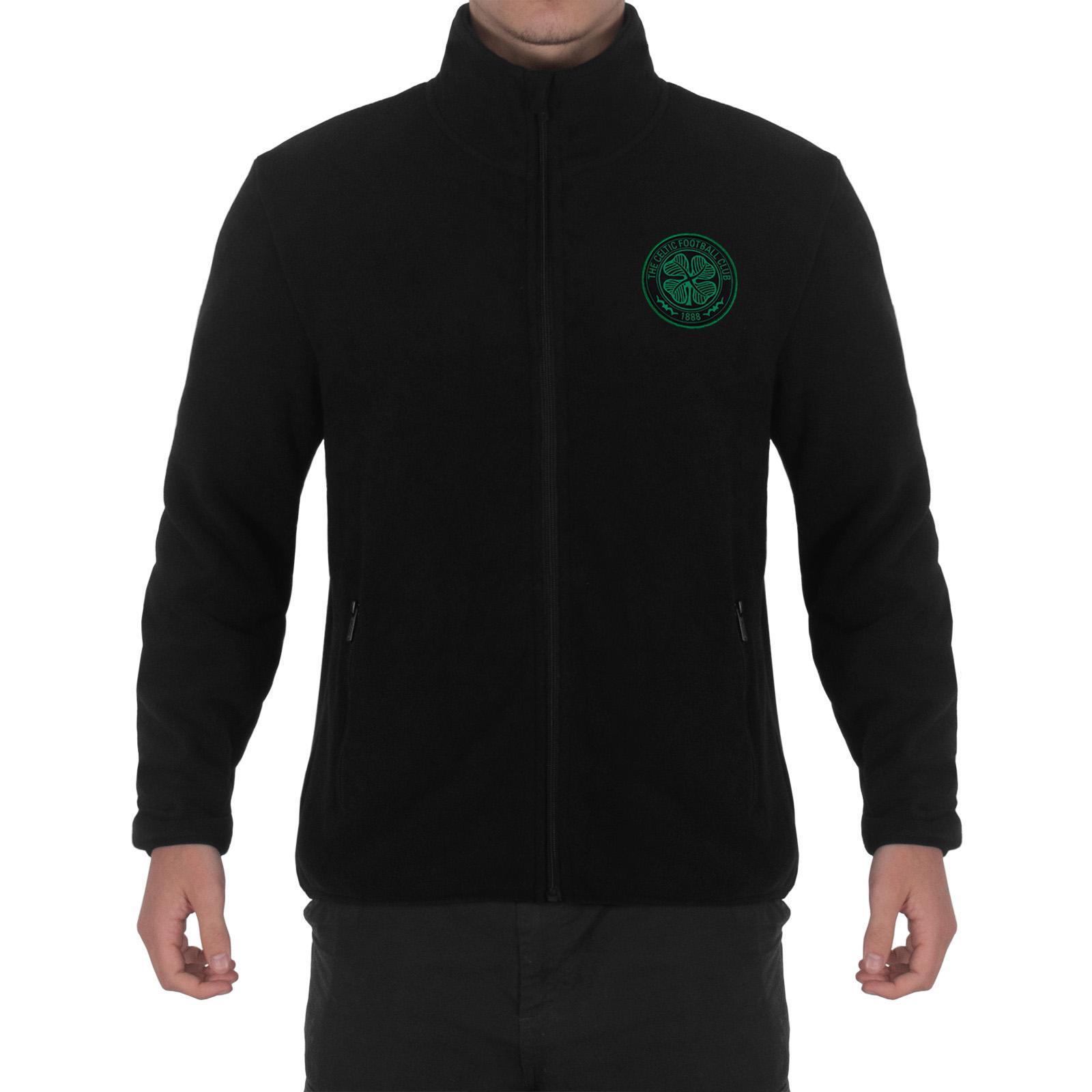 Celtic FC Mens Crest Fleece Jacket