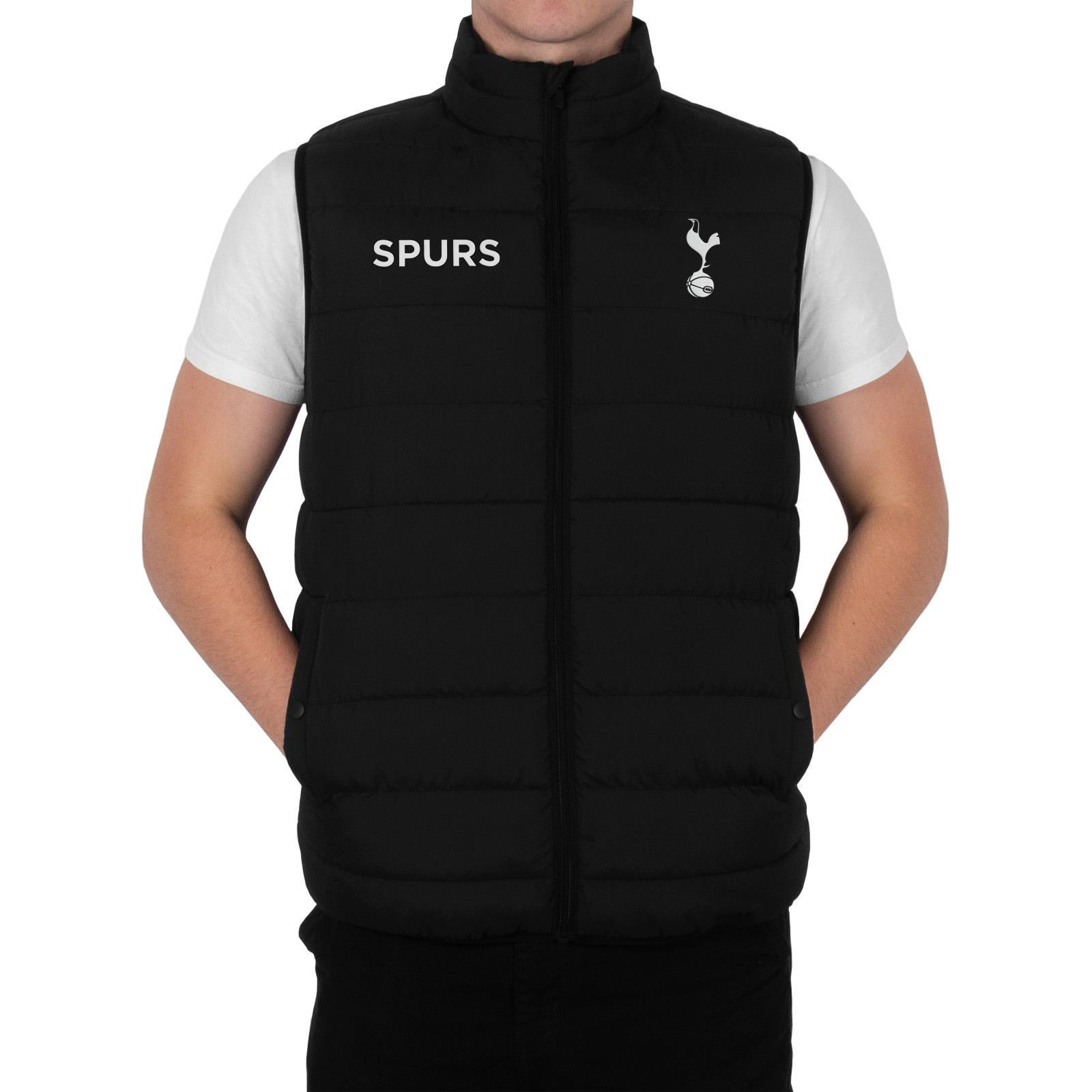 Tottenham Hotspur FC Mens Quilted Padded Gilet