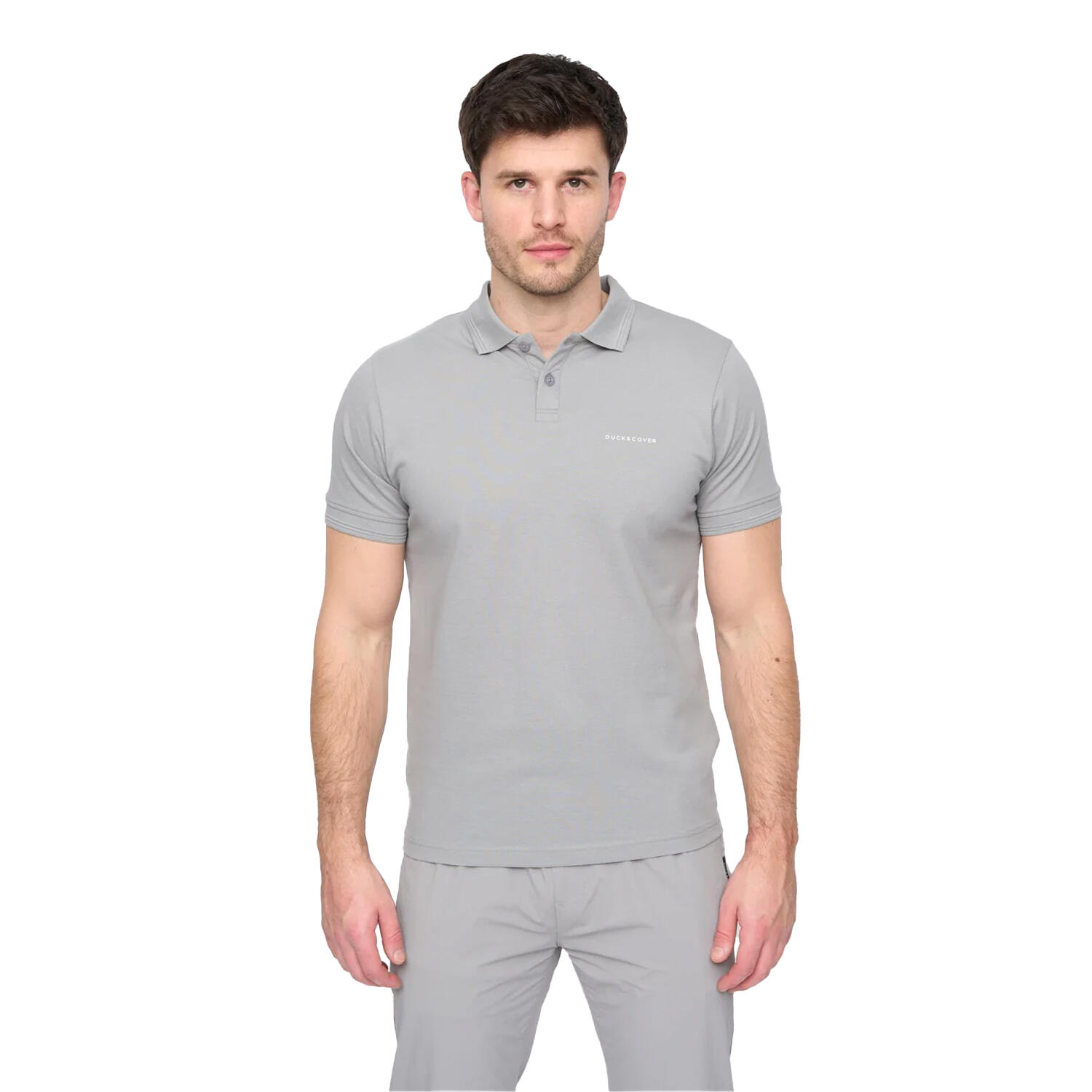 Duck and Cover Mens Limatar Short-Sleeved Polo Shirt