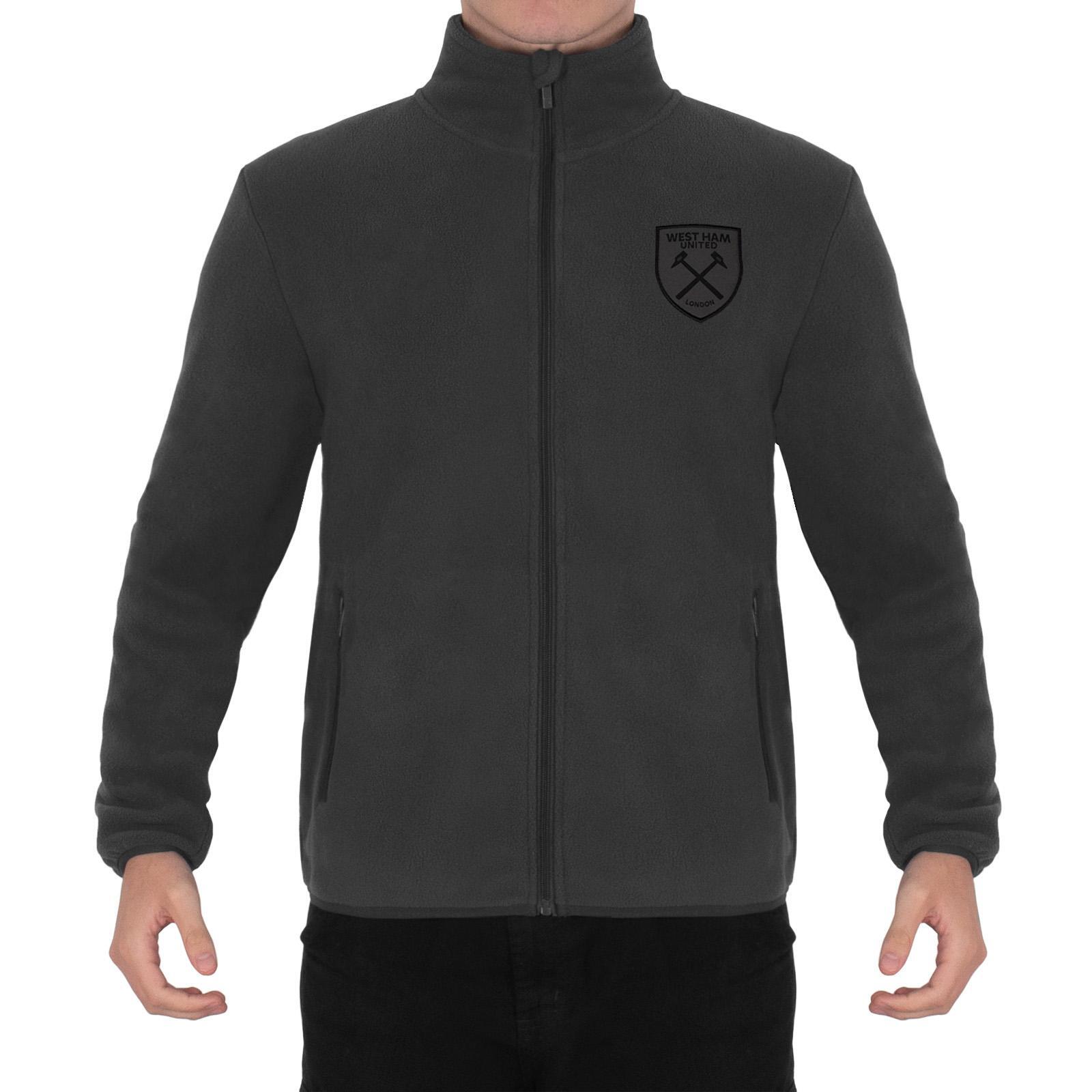 West Ham United FC Mens Crest Fleece Jacket