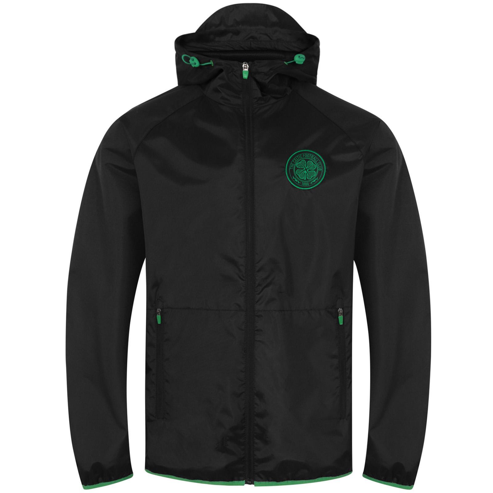 Celtic FC Mens Crest Windbreaker
