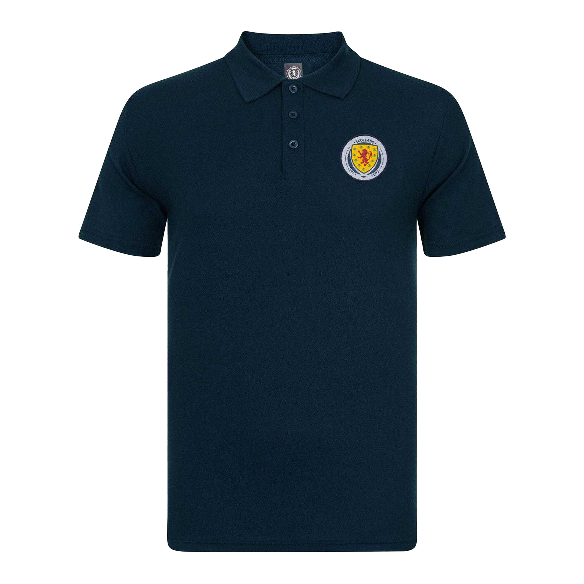 Scottish FA Mens Crest Polo Shirt