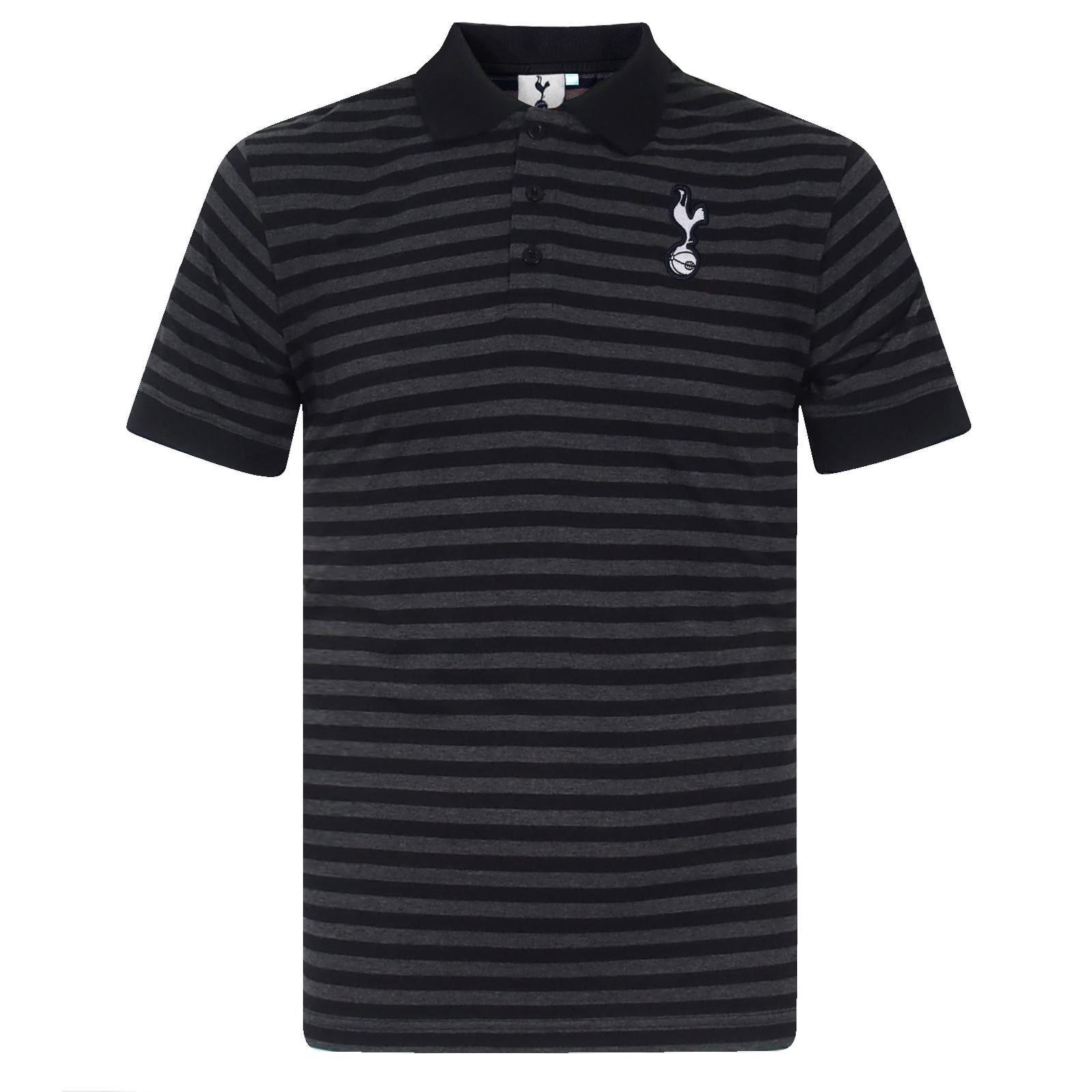 Tottenham Hotspur FC Mens Stripe Polo Shirt