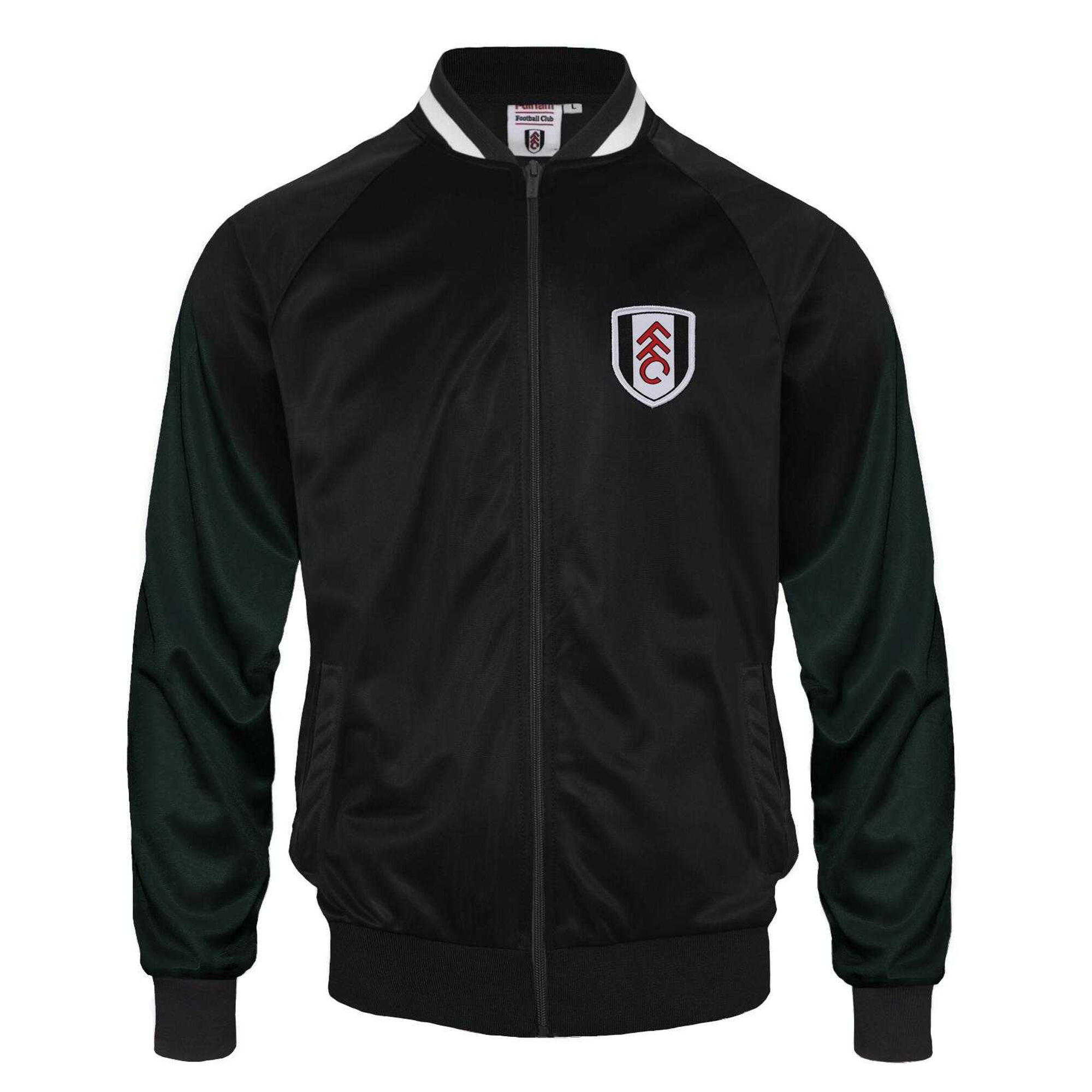 Fulham FC Mens Retro Bomber Jacket