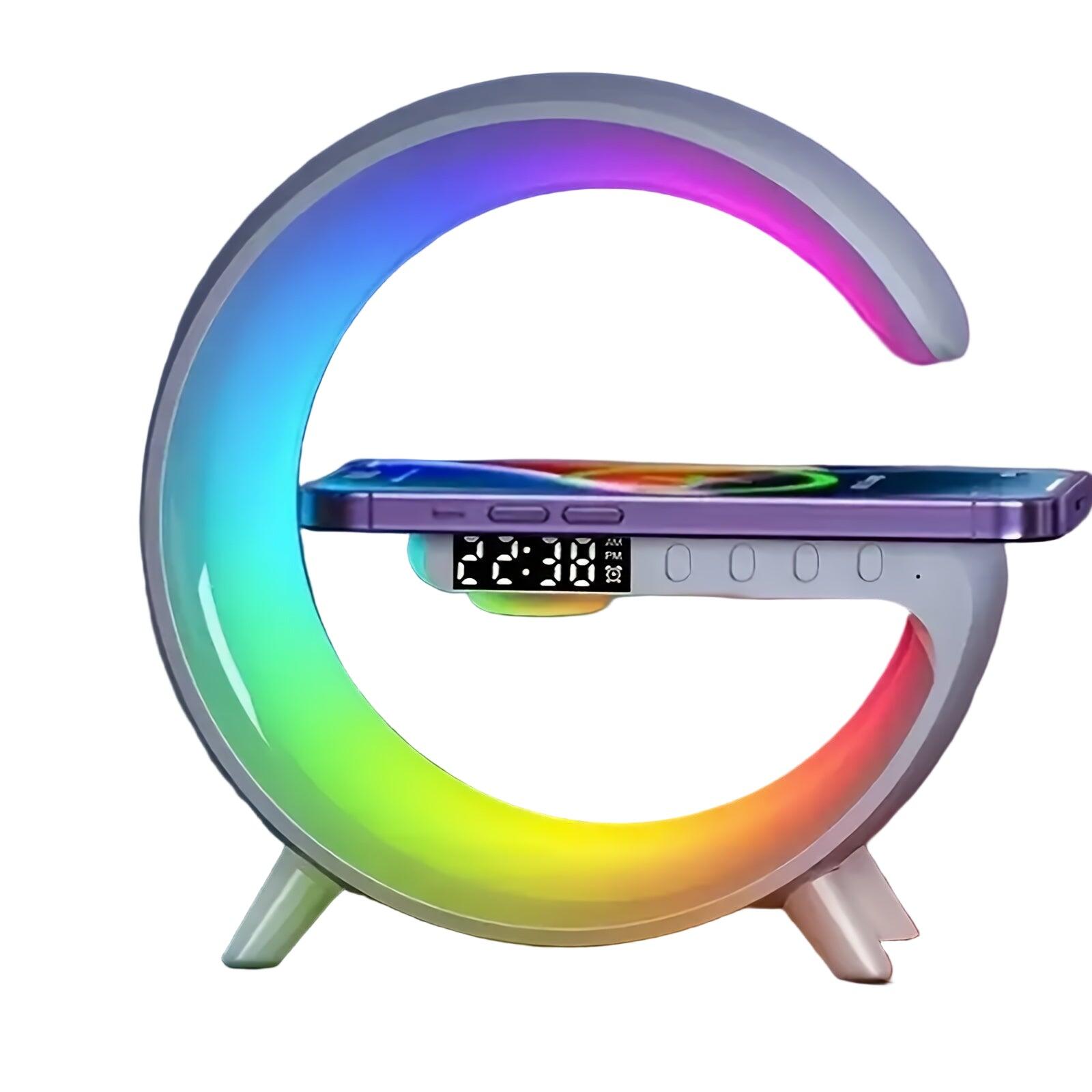 NNETM Wireless Bluetooth Speaker with RGB Light & Alarm