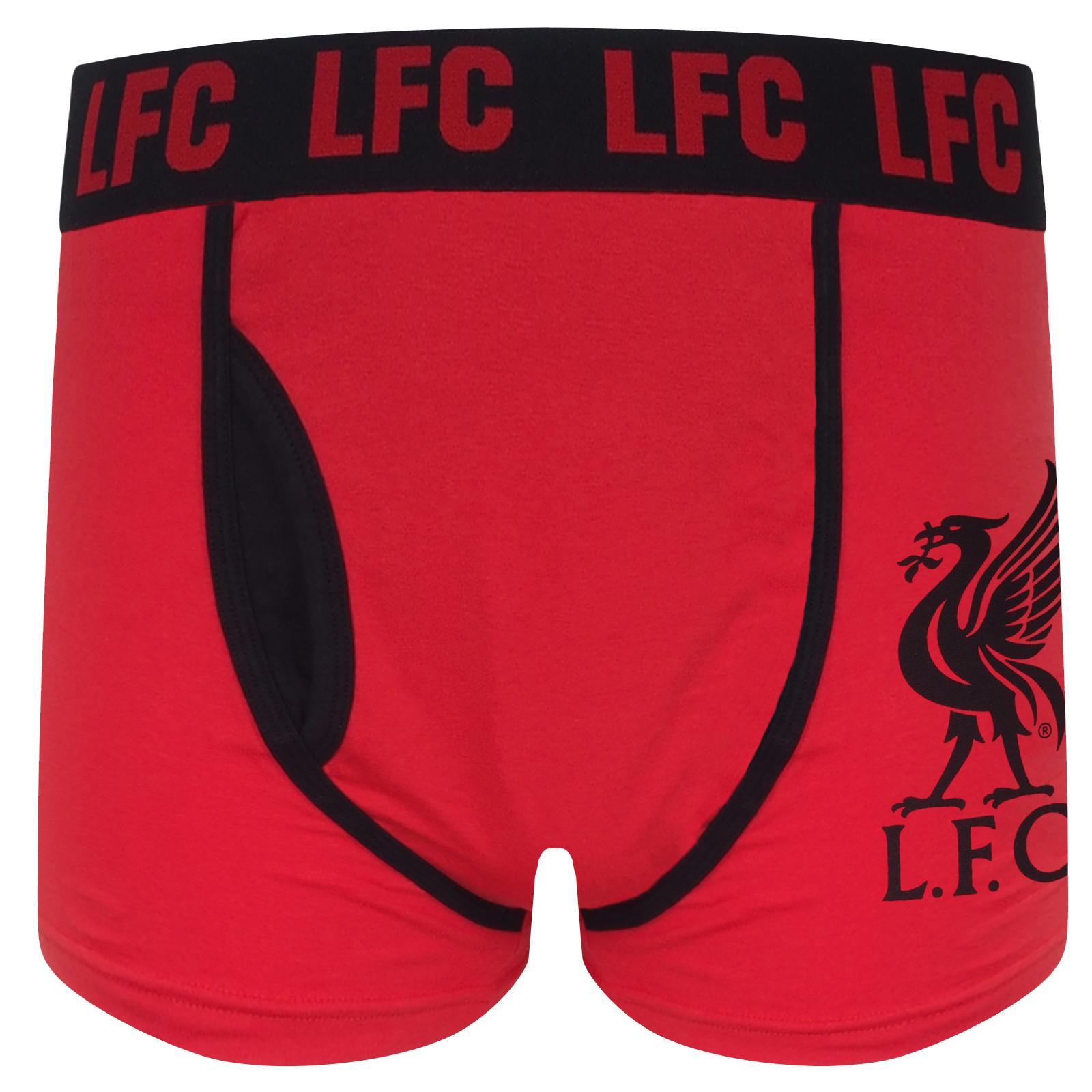 Liverpool FC Mens Crest Boxer Shorts