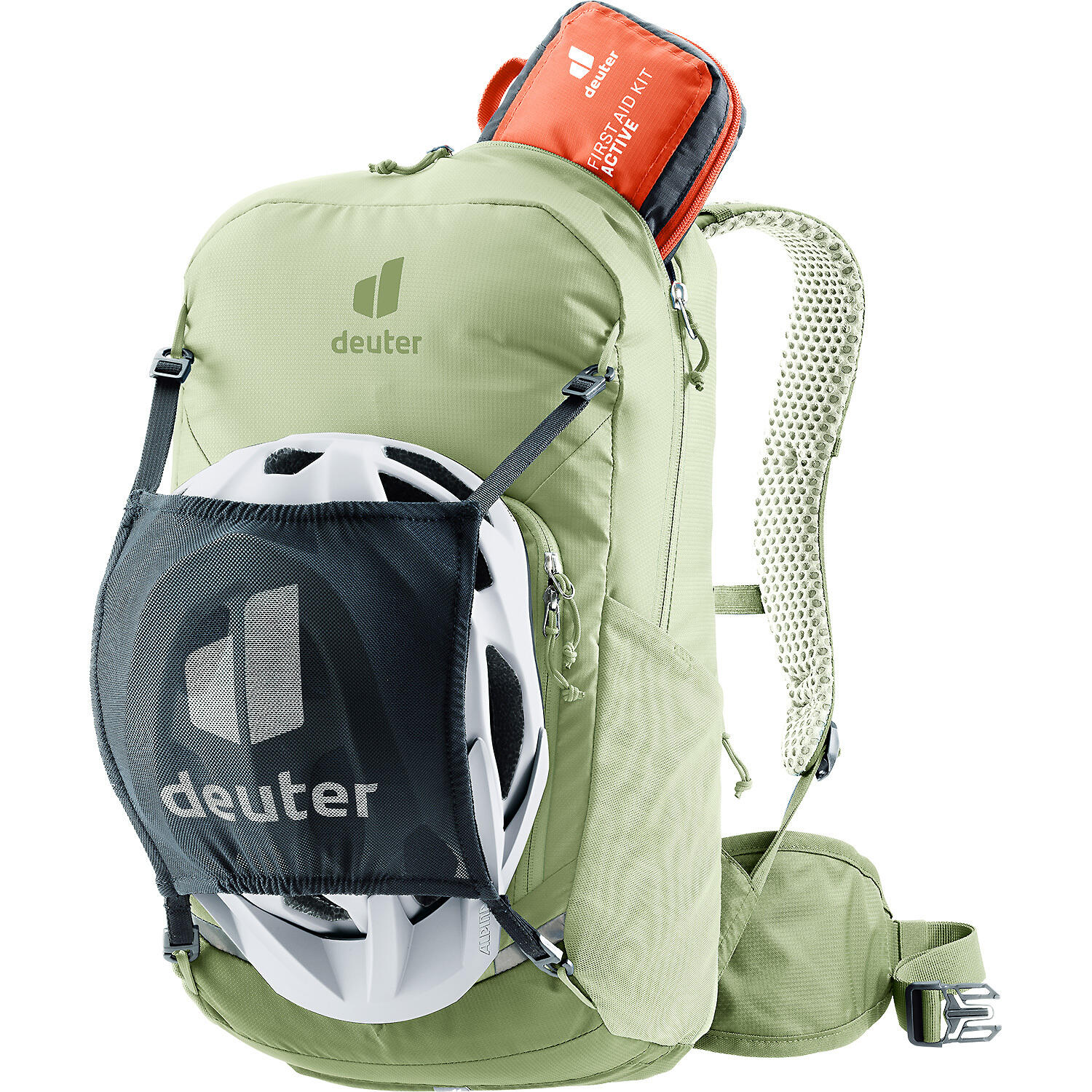 Sac à dos vélo Deuter Bike I 20 20L mineral‑grove Airstripes ventilé recyclable 4/7