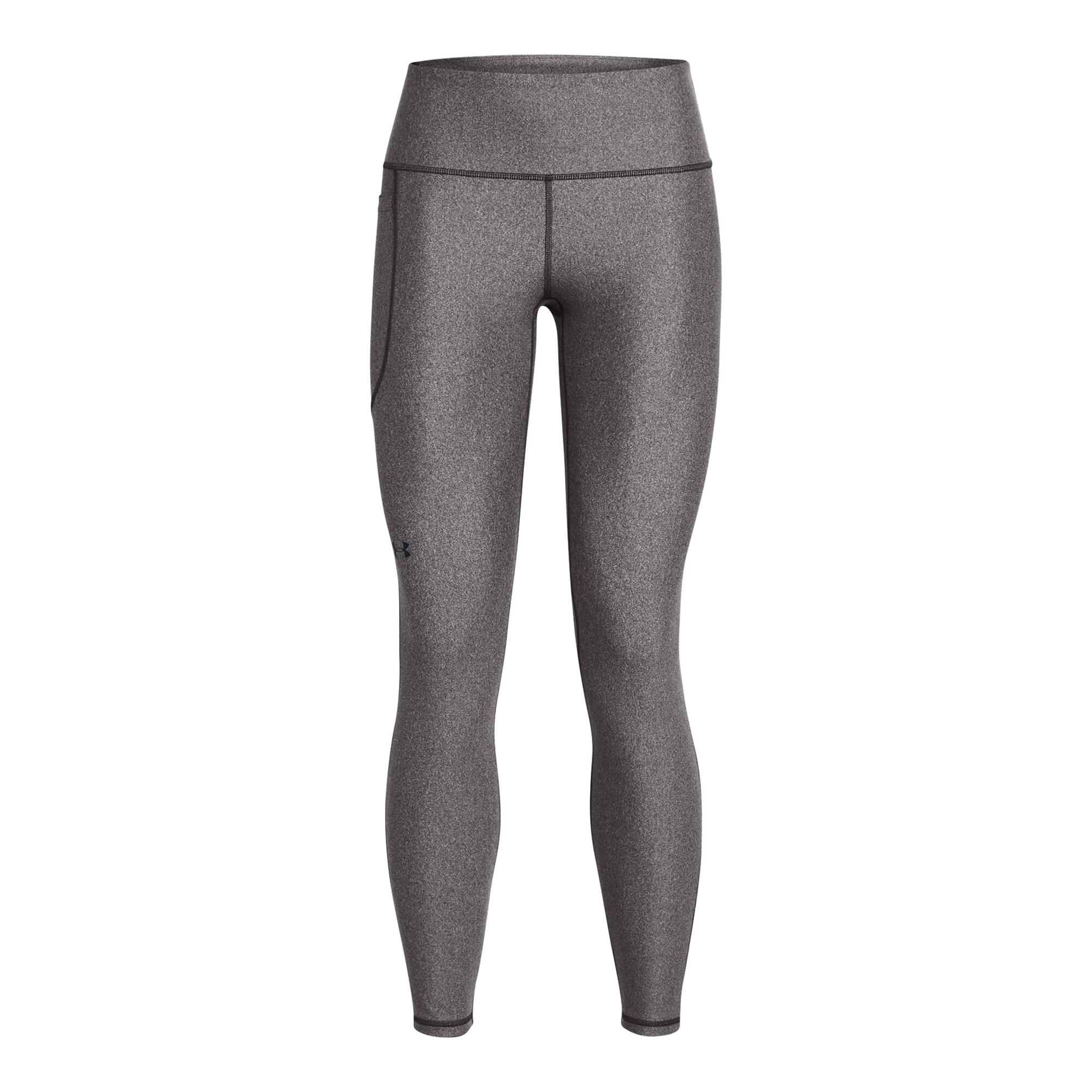 Under Armour - Legging Long Taille Haute Femme Under Armour Heatgear® - Legging - Gris|noir - Decathlon